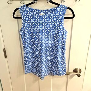 Spunkwear Blue Sleeveless Top